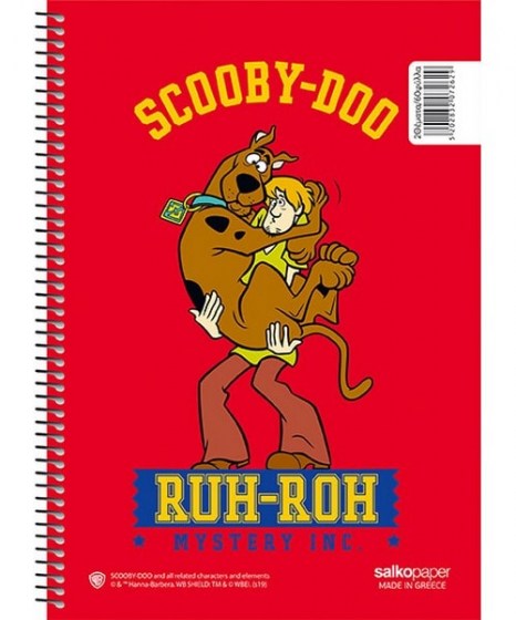 Τετράδιο Σπιράλ Salko Scooby Doo